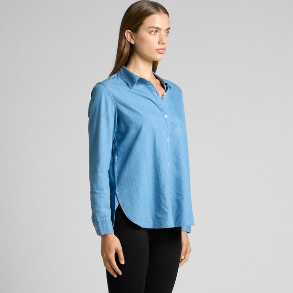 AS Colour Womens Blue Denim Shirt [88-4042]