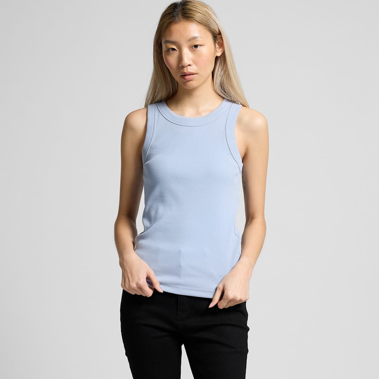 AS Colour Womens Organic Rib Tank [88-4063G]