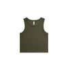 AS Colour Womens Organic Rib Crop Tank [88-4064G]