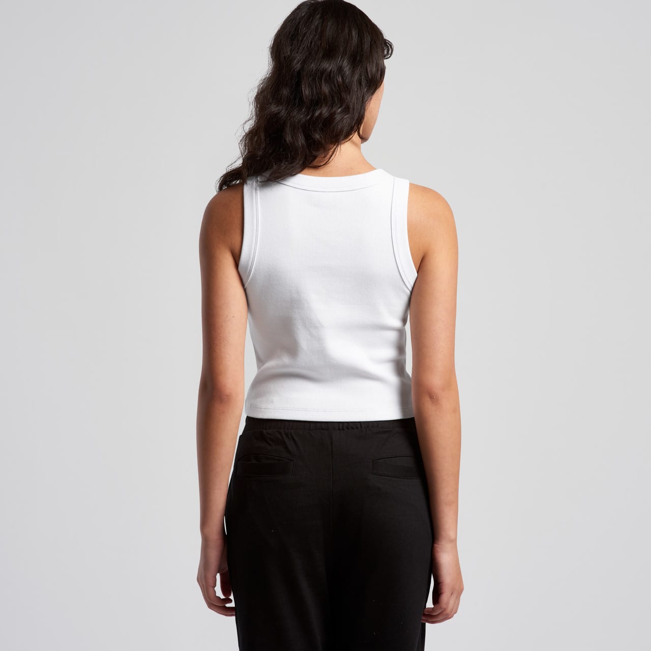 AS Colour Womens Organic Rib Crop Tank [88-4064G]