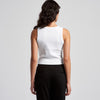 AS Colour Womens Organic Rib Crop Tank [88-4064G]