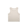 AS Colour Womens Organic Rib Crop Tank [88-4064G]