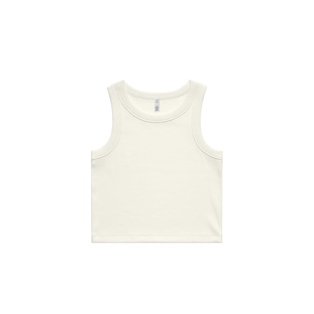 AS Colour Womens Organic Rib Crop Tank [88-4064G]