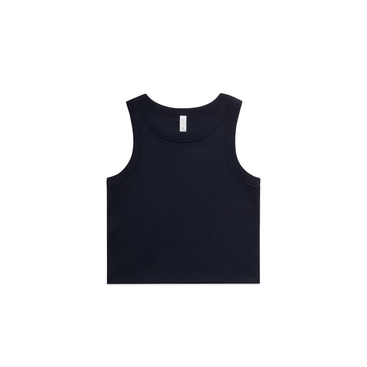 AS Colour Womens Organic Rib Crop Tank [88-4064G]