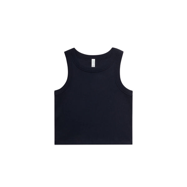 AS Colour Womens Organic Rib Crop Tank [88-4064G]