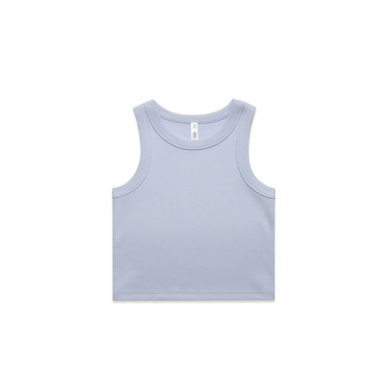 AS Colour Womens Organic Rib Crop Tank [88-4064G]