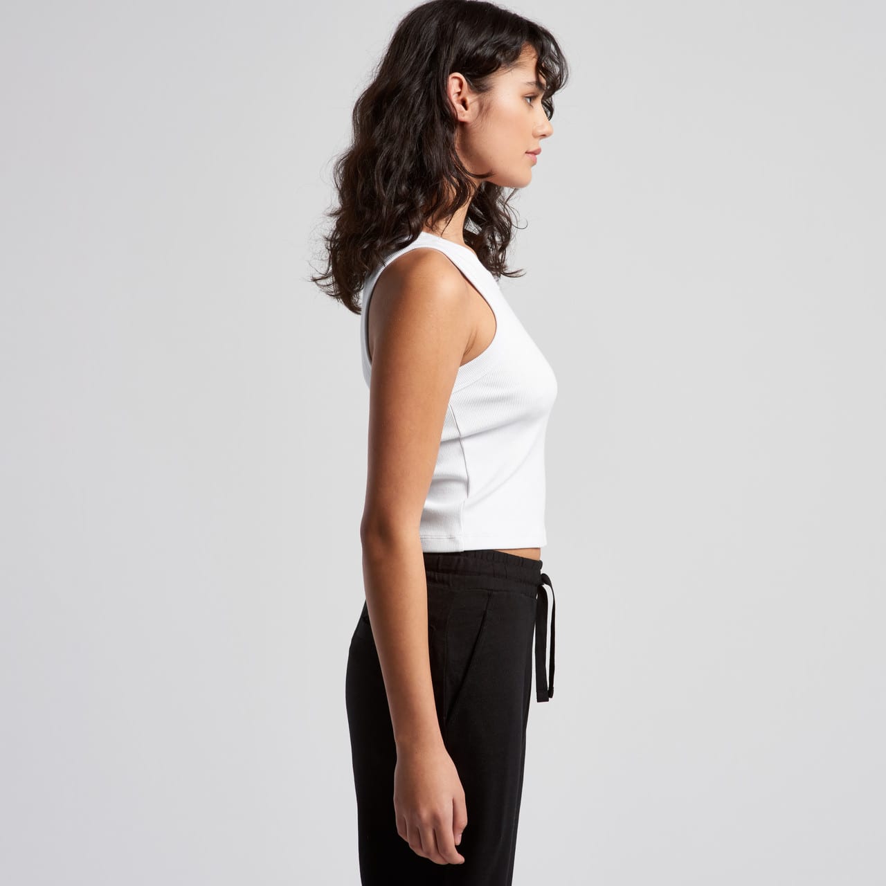 AS Colour Womens Organic Rib Crop Tank [88-4064G]