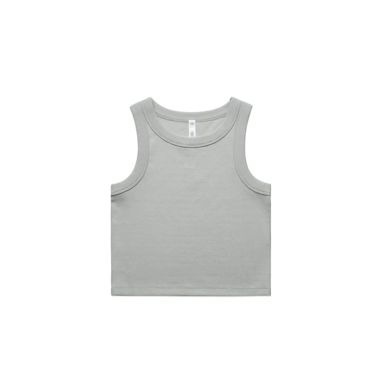 AS Colour Womens Organic Rib Crop Tank [88-4064G]