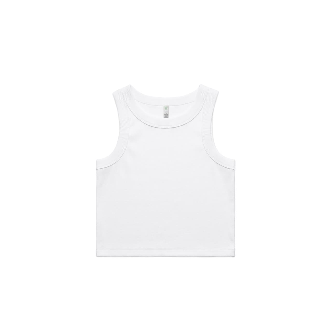 AS Colour Womens Organic Rib Crop Tank [88-4064G]