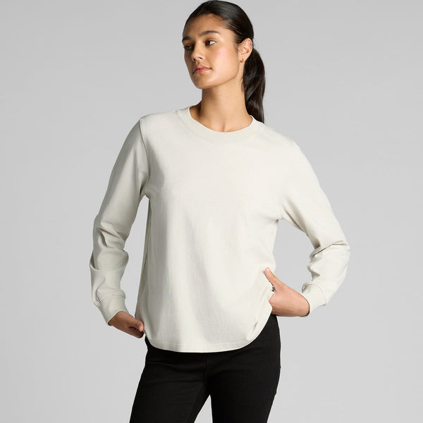 AS Colour Womens Heavy Faded L/S Tee [88-4083]