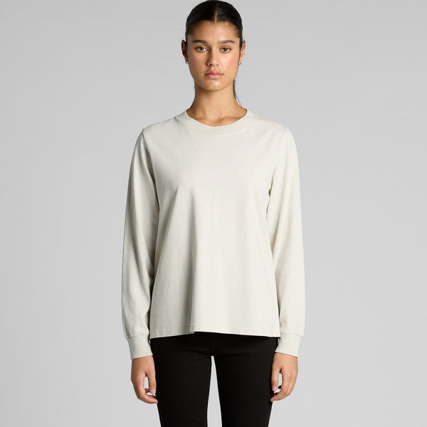 AS Colour Womens Heavy Faded L/S Tee [88-4083]
