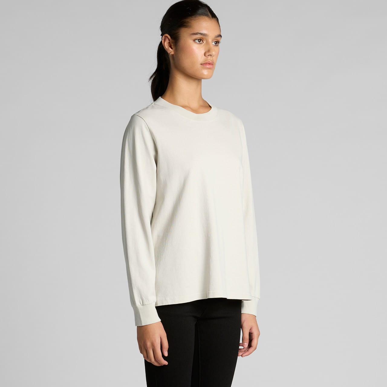 AS Colour Womens Heavy Faded L/S Tee [88-4083]