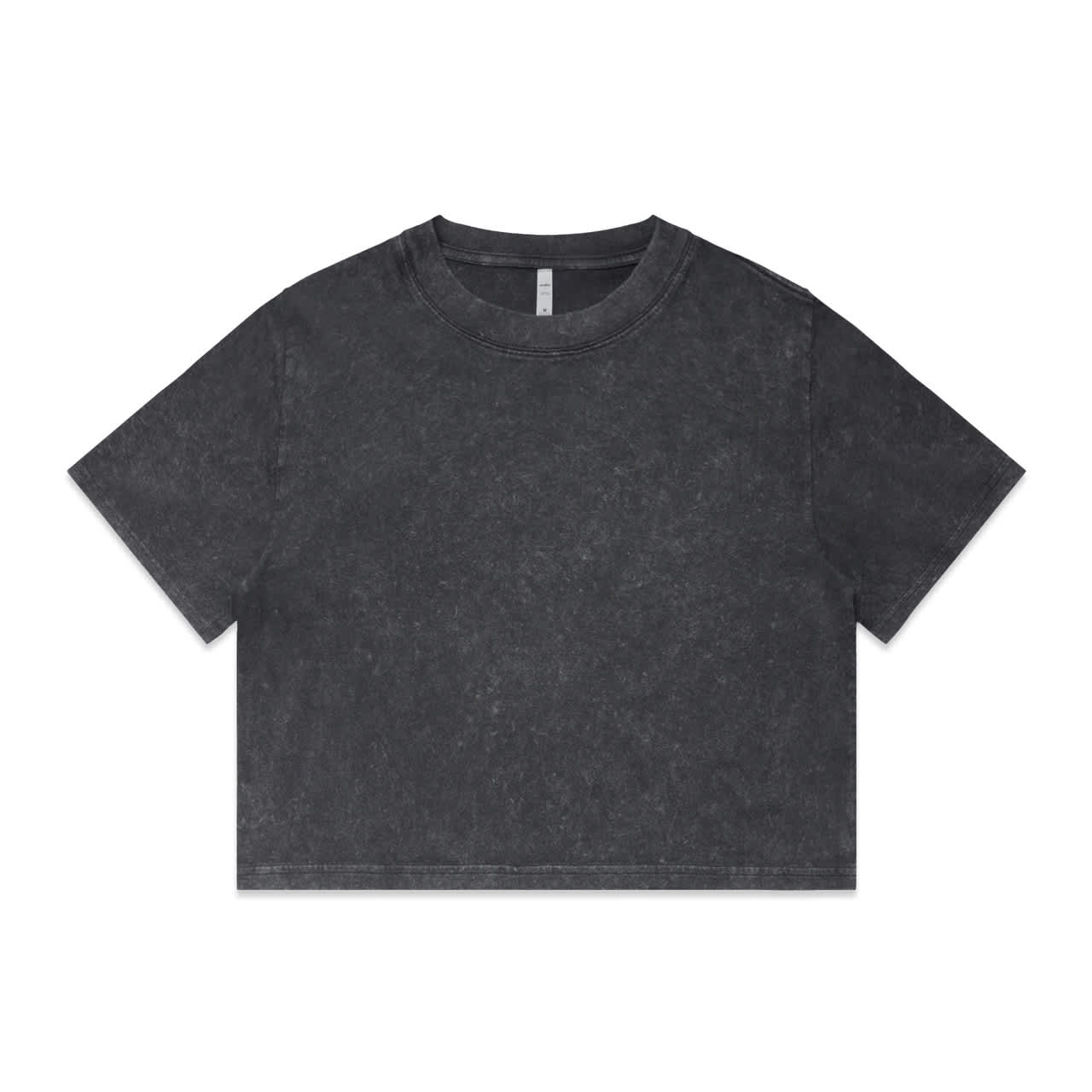 AS Colour Womens Stone Wash Heavy Crop Tee [88-4086]