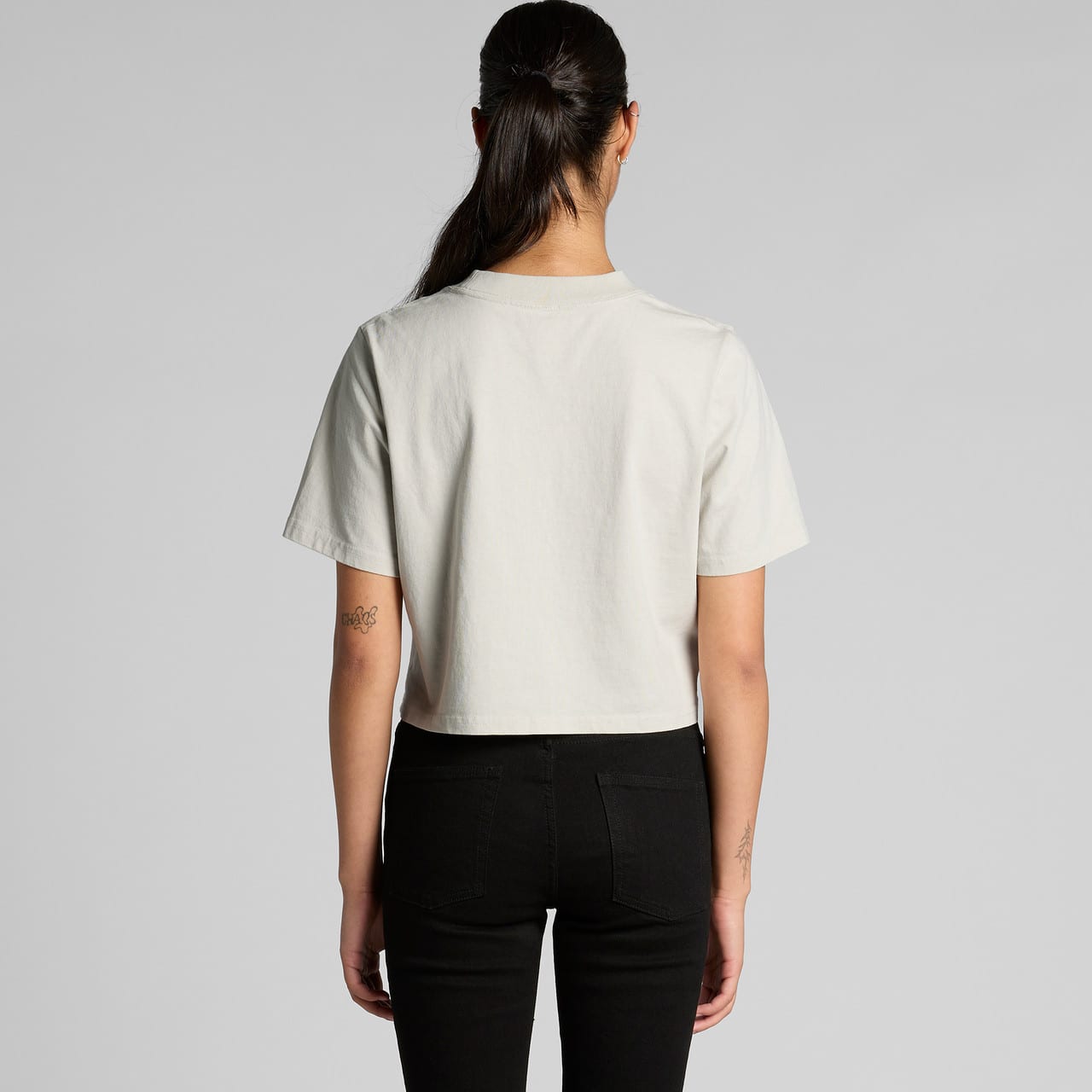 AS Colour Womens Heavy Faded Crop Tee [88-4089]
