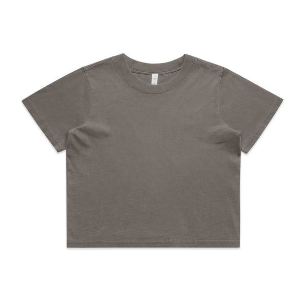 AS Colour Womens Heavy Faded Crop Tee [88-4089]