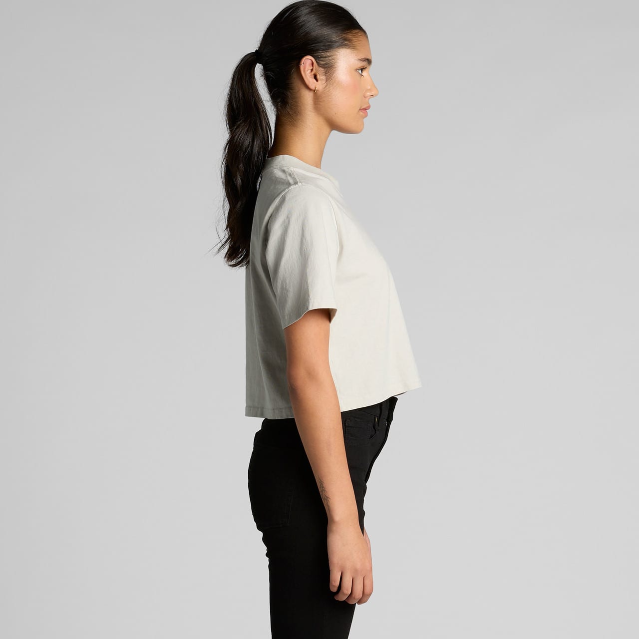 AS Colour Womens Heavy Faded Crop Tee [88-4089]