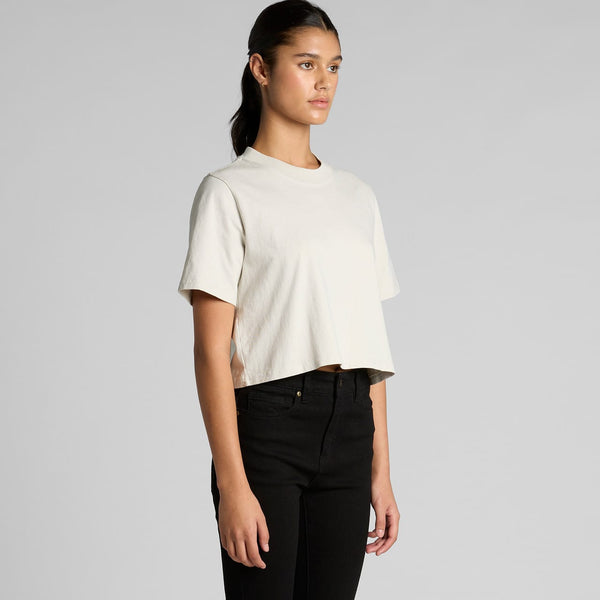 AS Colour Womens Heavy Faded Crop Tee [88-4089]