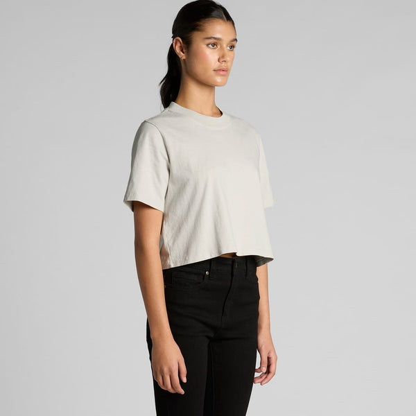 AS Colour Womens Heavy Faded Crop Tee [88-4089]