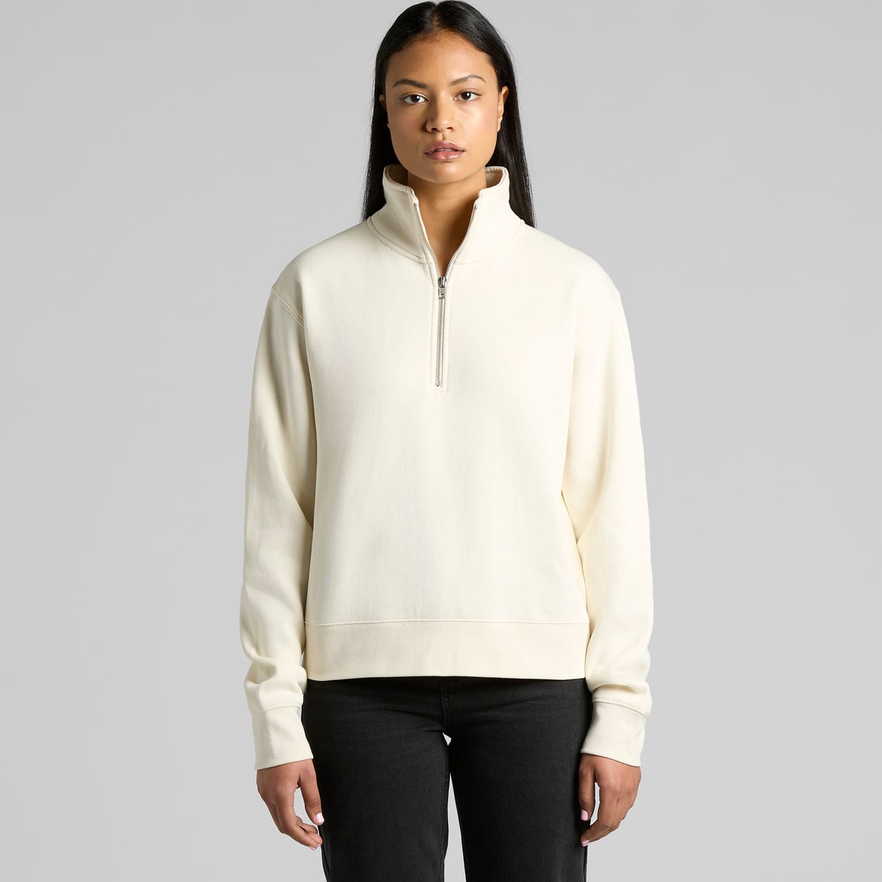 AS Colour Womens Stencil Half Zip Crew [88-4125]