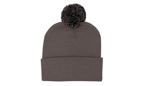 Acrylic Beanie with Pom Pom [22-4256]