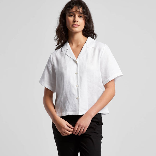 AS Colour Womens Linen S/S Shirt [88-4420]