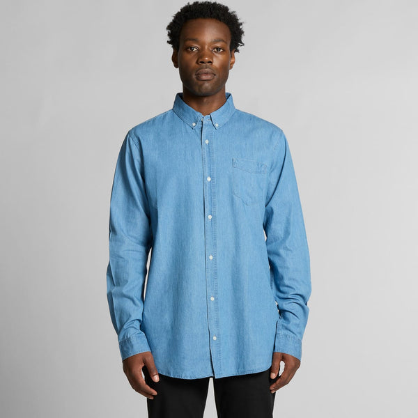 AS Colour Mens Blue Denim Shirt [88-5409]