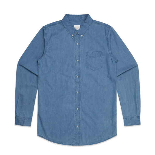 AS Colour Mens Blue Denim Shirt [88-5409]