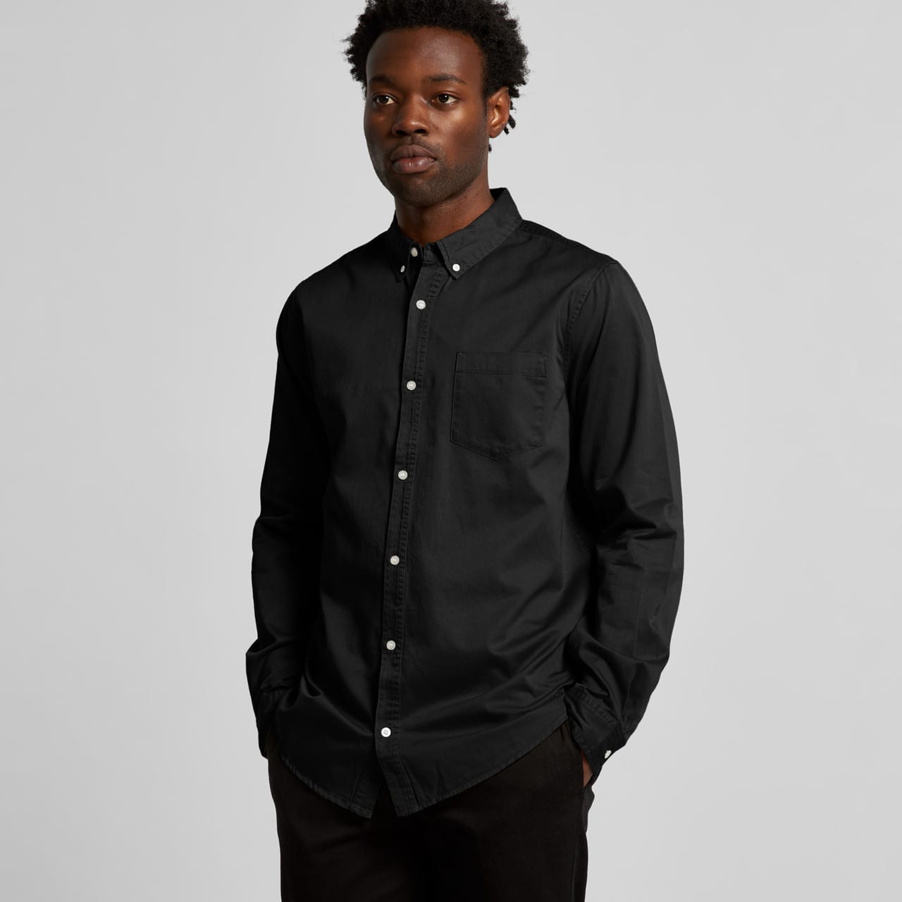 AS Colour Mens Denim Wash Shirt [88-5414]