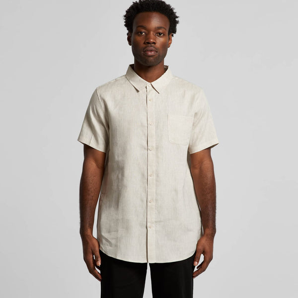 AS Colour Mens Linen S/S Shirt [88-5420]