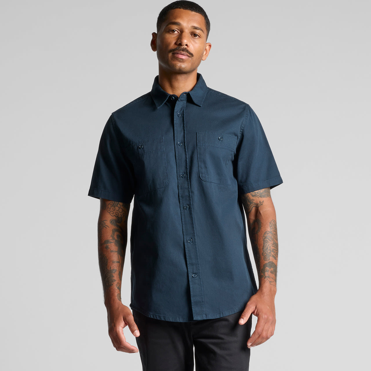 AS Colour Mens Work S/S Shirt [88-5421]