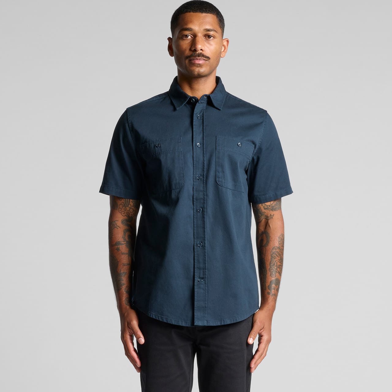 AS Colour Mens Work S/S Shirt [88-5421]