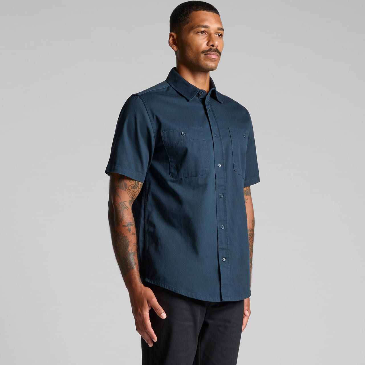 AS Colour Mens Work S/S Shirt [88-5421]