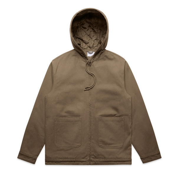 AS Colour Mens Canvas Heavy Hooded Jacket [88-5529]