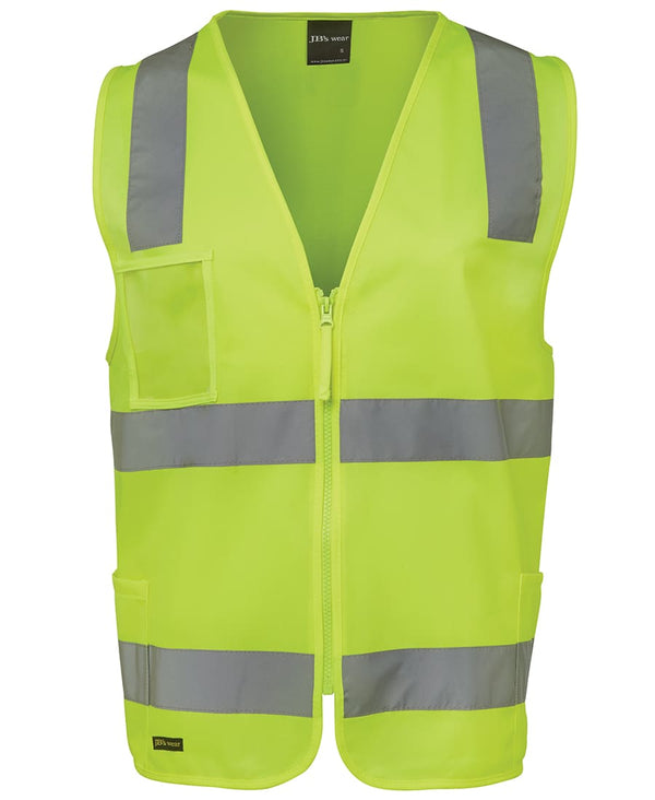 JBs Hi Vis DN Zip Safety Vest [68-6DNSZ]