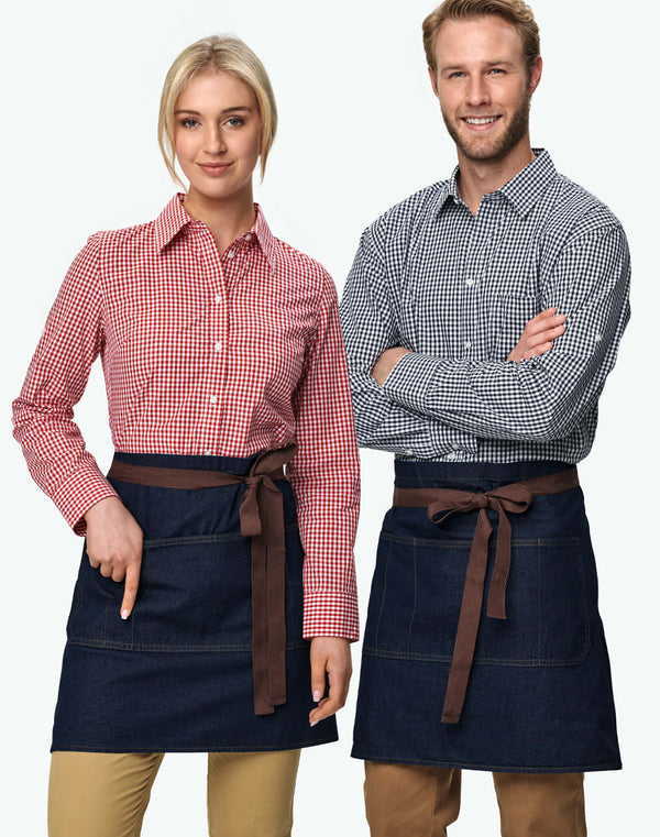 Denim Half Apron [53-AP10]