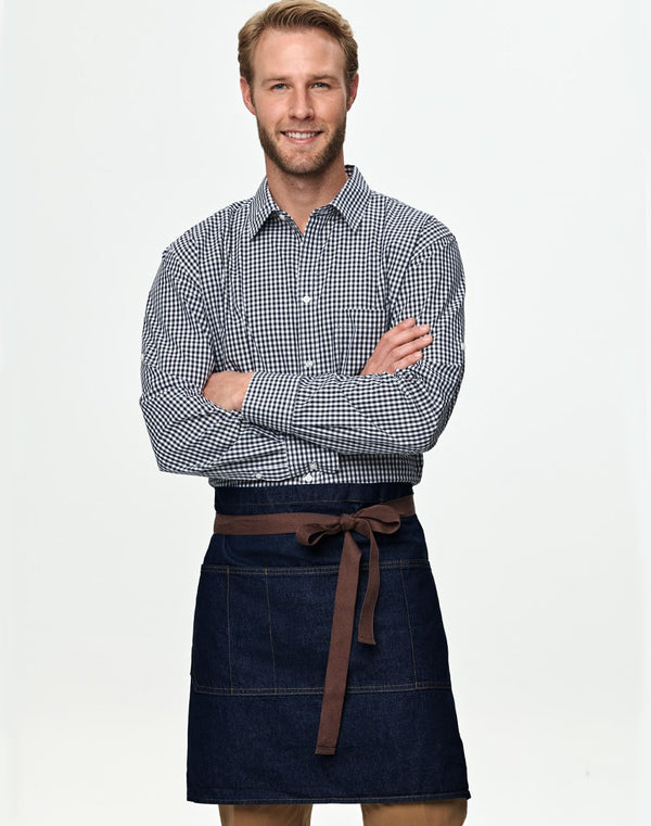 Denim Half Apron [53-AP10]