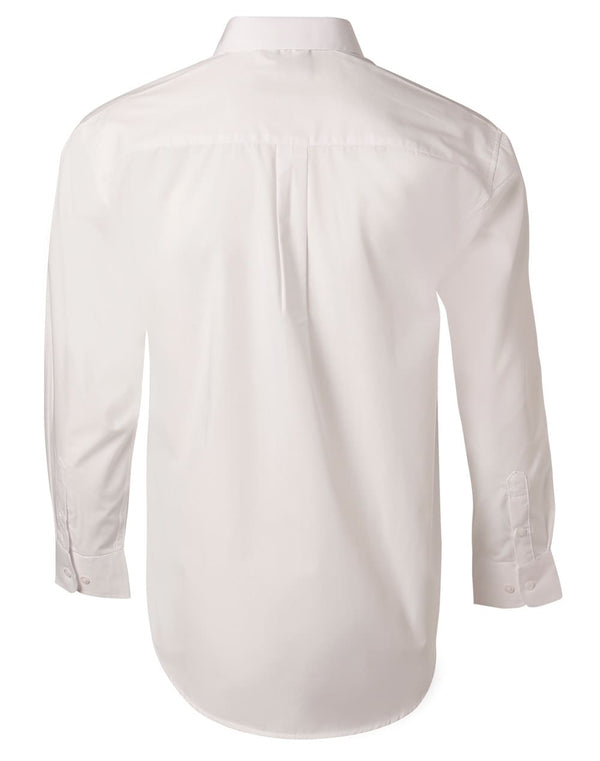 Mans poplin shirtlong sleeve [53-BS01L]