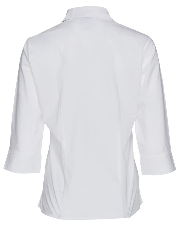 Ladies 3/4 sleeve teflon shirt [53-BS07Q]