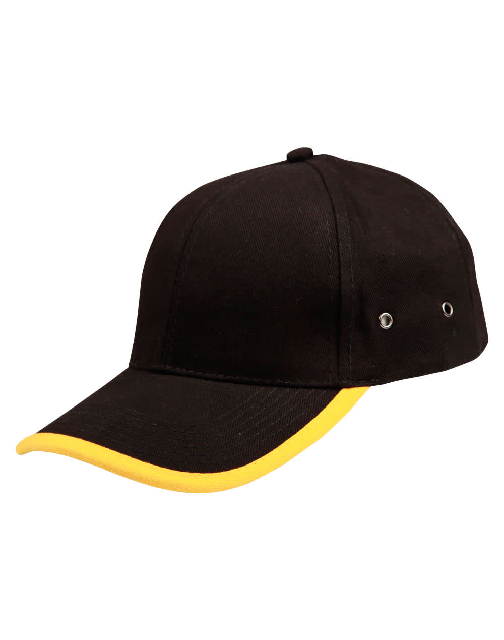 Heavy brushed cotton peak  back trimp cap [53-CH17]