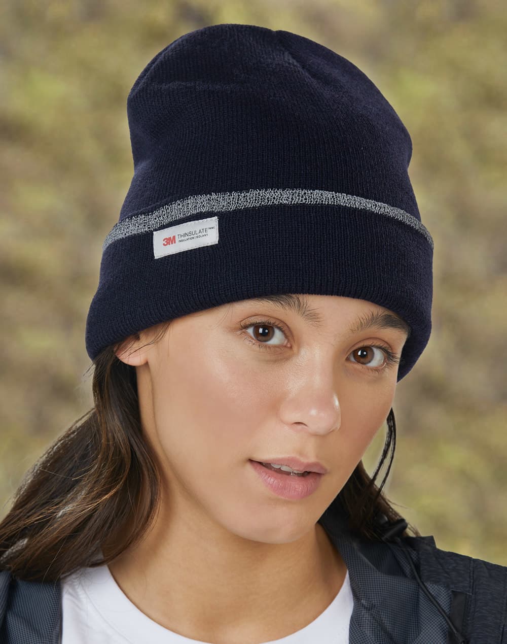 3M Insulated Beanie with Reflective stripe [53-CH23]