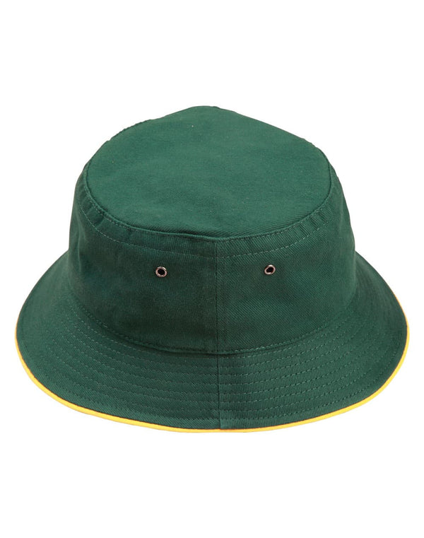 soft washed sandwich bucket hat [53-CH31]