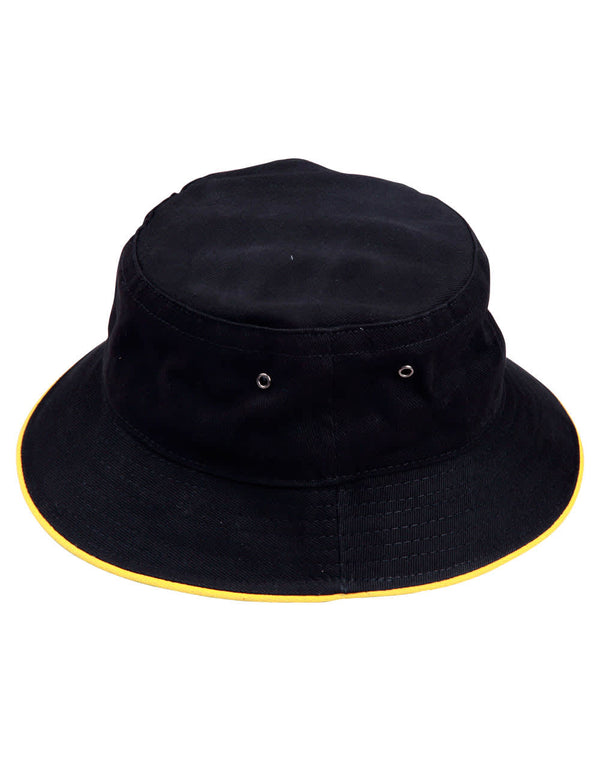 soft washed sandwich bucket hat [53-CH31]