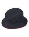 soft washed sandwich bucket hat [53-CH31]
