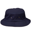 contrasting underbrim bucket hat [53-CH32A]
