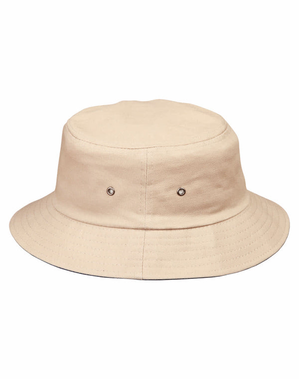 contrasting underbrim bucket hat [53-CH32A]