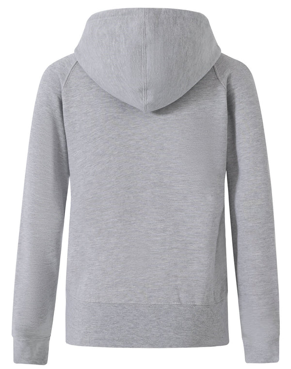 Ladies fullzip fleecy hoodie [53-FL04]
