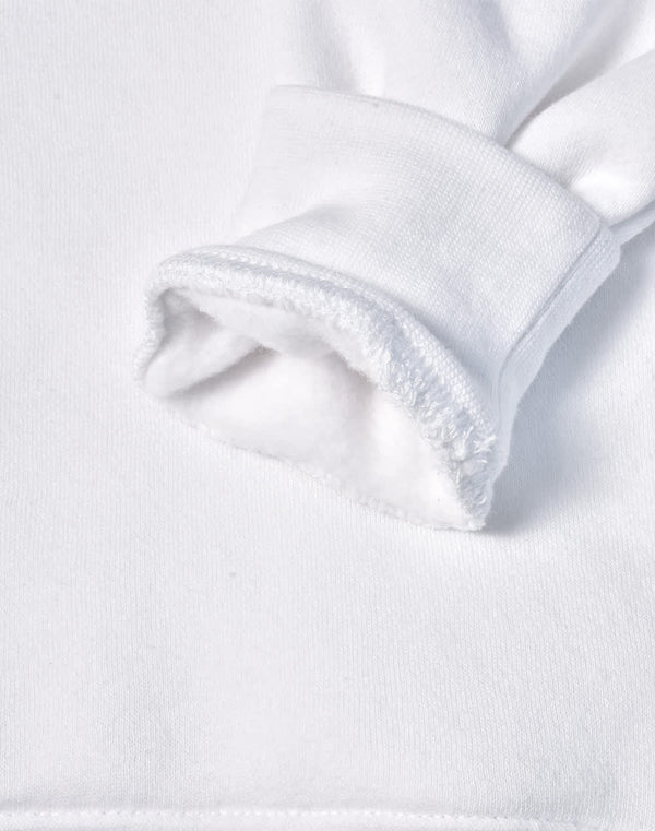 Kids Close Front  Contrast Fleecy Hoodie [53-FL09K]