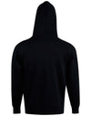 Kids Close Front  Contrast Fleecy Hoodie [53-FL09K]