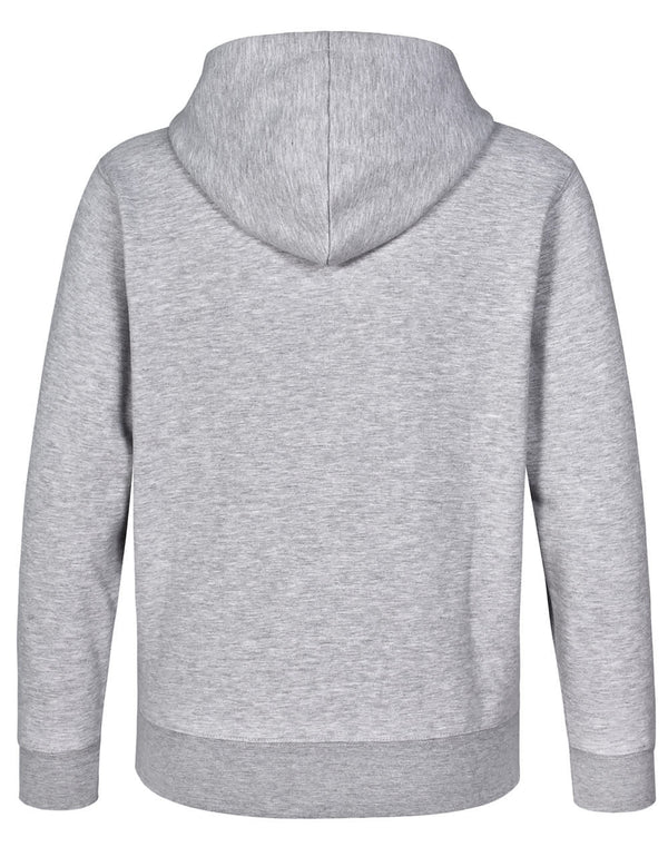 Kids Close Front  Contrast Fleecy Hoodie [53-FL09K]