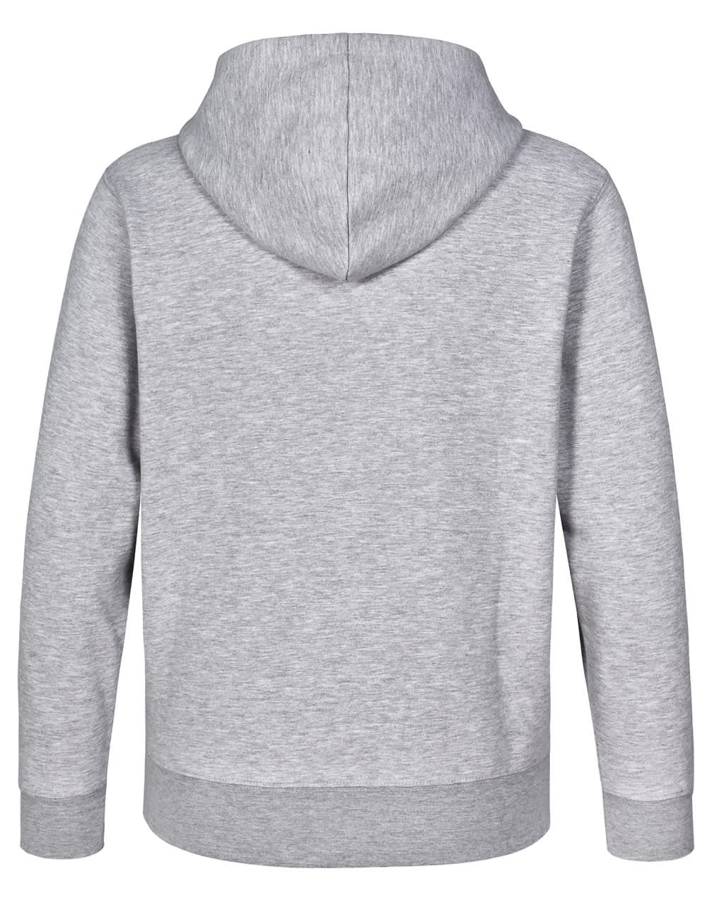 Adults Close Front  Contrast Fleecy Hoodie [53-FL09]